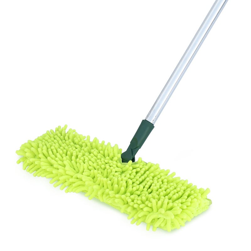 Pine Sol Pine-Sol Telescopic Microfiber Dry/Wet Mop â€“ Dust Mopping for Cleaning Hardwood Floors, Tile, Laminate | Swivel Sweeper with Washable Pad and Extendable Metal Handle - Image 1